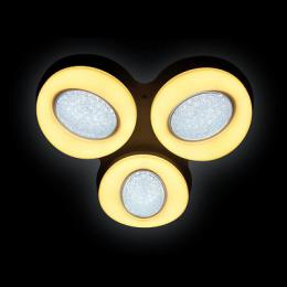 Потолочный светодиодный светильник Ambrella light Orbital Crystal Sand  - 2